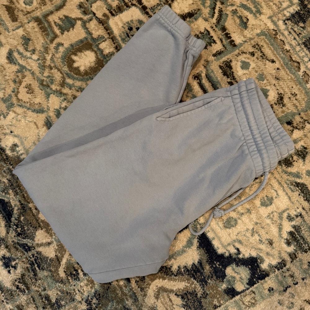 Aritzia TNA COZY Fleece Jogger in Light Blue - Size Medium